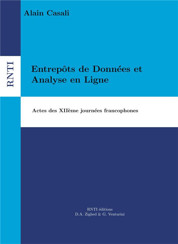 Revue des Nouvelles Technologies de l'Information B12 : Entrepôts de Données et Analyse en Ligne. Ac