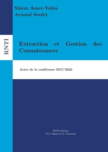 Extraction et Gestion des Connaissances. Egc'2022