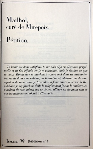 Pétition. au Comité de Sûreté générale de la Convention nationale ou aux juges donnés aux détenus du