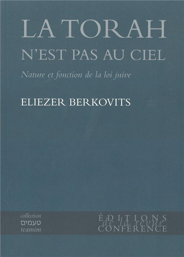 La Torah n'est pas au ciel