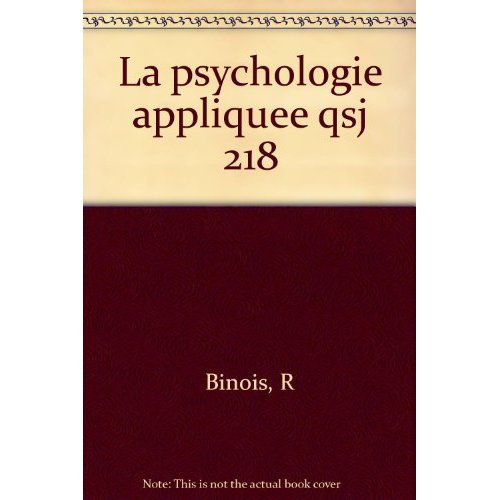 Binois_R-LA_PSYCHOLOGIE_APPLIQUEE-9782130366072_0