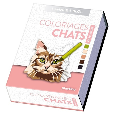 COLLECTIF-Calendrier_Coloriages_Chats_en_365_jours_-_L_Ann_e_Bloc-9782809693409_0