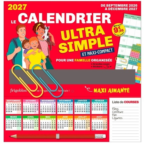 COLLECTIF-Frigobloc_Le_mini_calendrier_Ultra_Simple_pour_une_famille_organis_e_de_sept._2026_d_c._2027_-9782809692334_0