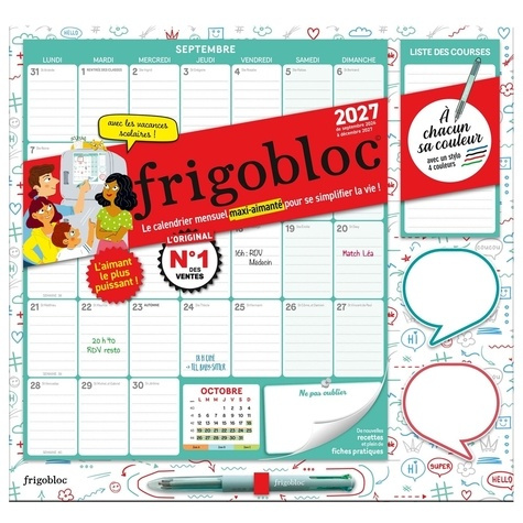 COLLECTIF-Frigobloc_Mensuel_4_couleurs_2027_-_Calendrier_mois_de_sept._2026_d_c._2027_-9791070160756_0