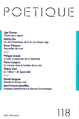 COLLECTIF-Po_tique_N_118_1999-4-9782020374347_0