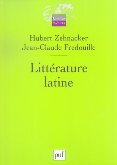Fredouille_Jean-Claude_Zehnacker_Hubert-Litt_rature_latine-9782130552116_0