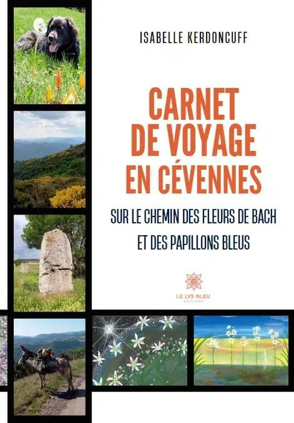Kerdoncuff_Isabelle-Carnet_de_voyage_en_C_vennes._Sur_le_chemin_des_fleurs_de_Bach_et_des_papillons_bleus-9791042243395_0