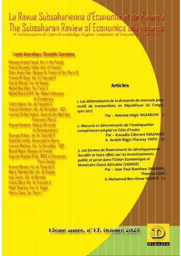 Kouakou_Kouadio_cl_ment_Ngakegni_Antoine_r_gis-La_Revue_Sub-saharienne_d_Economie_et_de_Finance-9782373691108_0