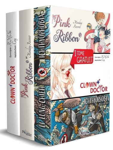 Li_Lung-Chieh-Pack_2_1_One_Shot_-_Taiwan_Josei._Pink_Ribbon_Clown_Doctor_Ichthyophobia_OFFERT-9782494400900_0