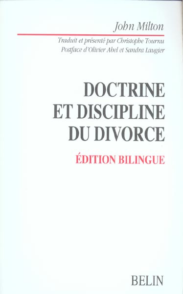 Milton_John_Tournu_Christophe_Laugier_Sandra_-Doctrine_et_discipline_du_divorce._Edition_bilingue_fran_ais-anglais-9782701132891_0