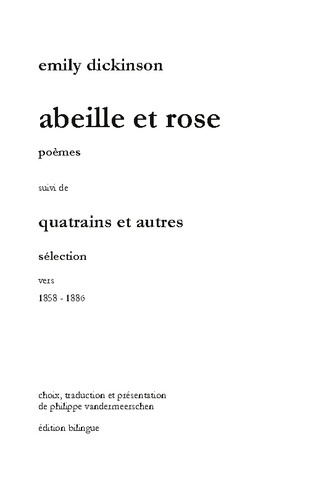 Vandermeerschen_Philippe_dickinson_emily-Abeille_et_rose._Traduction_de_poemes_et_quatra-9782322656165_0