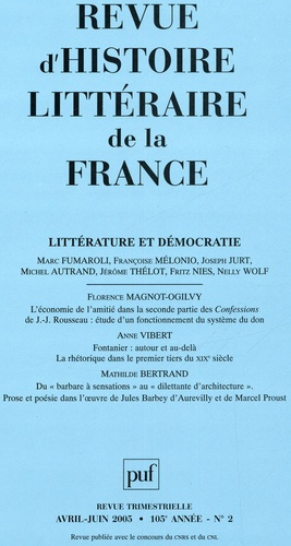 XXX-Revue_d_histoire_litt_raire_de_la_France_N_2_Avril-Juin_2005_Litt_rature_et_d_mocratie-9782130551928_0