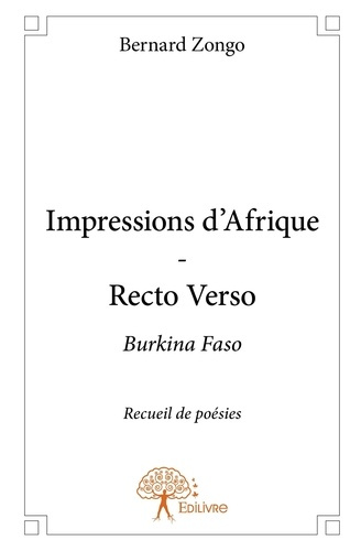 Zongo_Bernard-Impressions_d_Afrique_-_Recto_Verso._Burkina_Faso-9782332654366_0