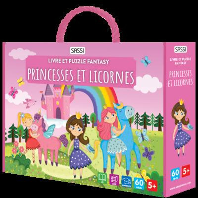 aa-vv-livre-et-puzzle-fantasy-princesses-et-licornes_0