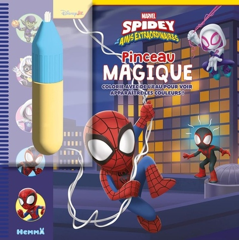 collectif-marvel-spidey-et-ses-amis-extraordinaires-pinceau-magique-spidey-toile_0