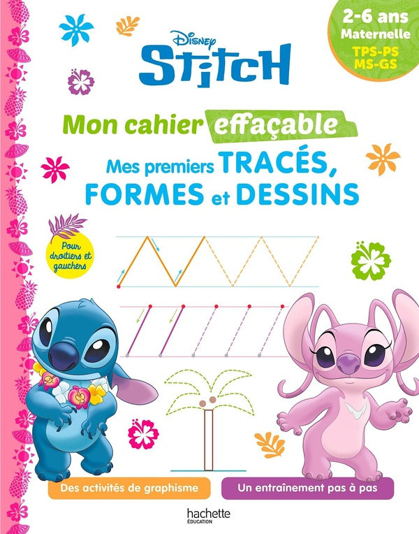 hachette-education-disney-stitch-mon-cahier-effacable-mes-premiers-traces-formes-et-dessins-2-6-ans_0