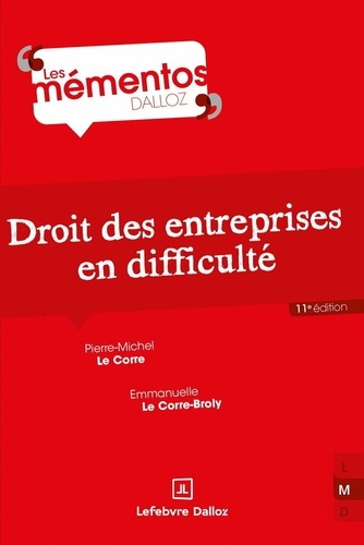 le-corre-droit-des-entreprises-en-difficulte-11e-ed_0