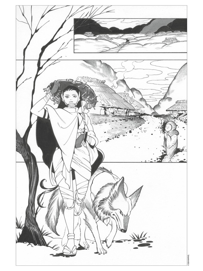 momoko-peach-ex-libris-noir-blanc-demon-days-par-peach-momoko-30-x-40-cm_0