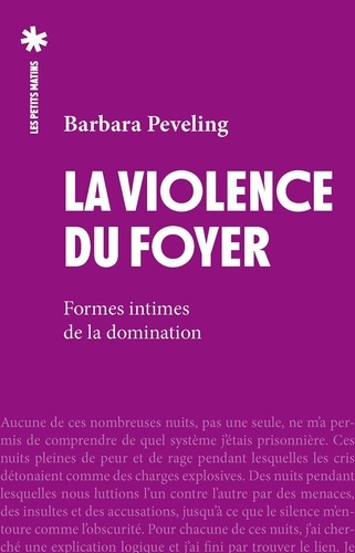 peveling-barbara-la-violence-du-foyer-formes-intimes-de-la-domination_0