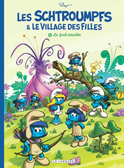 peyo-les-schtroumpfs-et-le-village-des-filles-tome-1-la-foret-interdite-prix-reduit_0