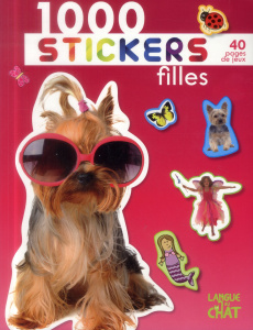 1000 stickers filles - Cox Katie ; Dauvister Christine