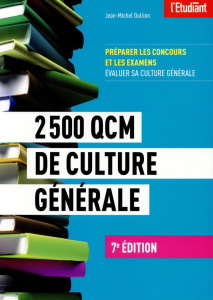 2500 QCM de culture générale. 7e édition - Oullion Jean-Michel
