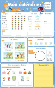 LES POSTERS EFFACABLES - MON CALENDRIER - MARGO MARIE