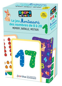 RECRE EN BOITE - LE JEU MONTESSORI DES NOMBRES 0 A 20 - ESCLAIBES/VAUTIER