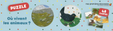 Puzzle Où vivent les animaux ? - COLLECTIF