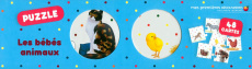 Puzzle les bébés animaux. Avec 48 cartes - Bour Laura ; Fuhr Ute ; Sautai Raoul ; Galeron Hen