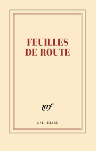 CARNET "FEUILLES DE ROUTE" (PAPETERIE) - COLLECTIF