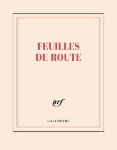 CARNET CARRE "FEUILLES DE ROUTE" (PAPETERIE) - COLLECTIF