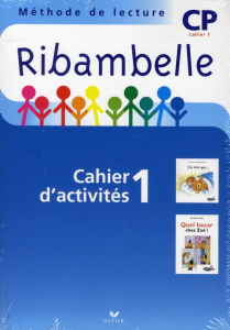 Méthode de lecture CP Ribambelle série bleue. Pack en 3 volumes : Cahier d'activités 1 Livret d'en - Demeulemeester Jean-Pierre ; Demeulemeester Nadine