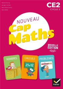 Cap Maths CE2 Cycle 2. Cahier de Géométrie Manuel, Edition 2022 - Charnay Roland ; Combier Georges ; Dussuc Marie-Pa