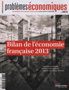 Problèmes économiques/3074/Bilan de l'économie française 2013 - La Documentation Française