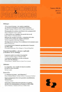 Economie et prévision N° 200-201/2014 - MINISTERE DE L'ECONO