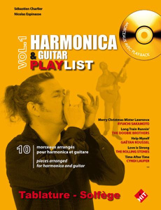Harmonica & guitar playlist. Volume 1, Edition bilingue français-anglais, avec 1 CD audio - Charlier Sébastien ; Espinasse Nicolas