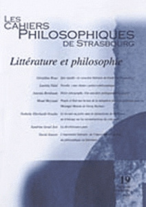 CAHIERS DE STRASBOURG, N. 19 LITTERATURE ET PHILOSOPHIE - COLLECTIF