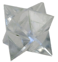 MERKABA - 2 CM - CRISTAL DE ROCHE