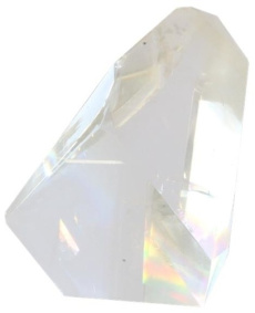 PIECE CALCITE POLIE TAILLEE POINTE