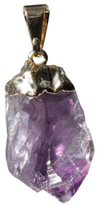 PENDENTIF AMETHYSTE POINTE BRUTE