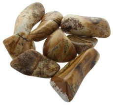 PIERRES ROULEES JASPE PAYSAGE - TAILLE M - SACHET 1 KG