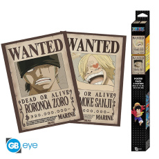 One Piece - Set 2 chibi posters 52 x 38 cm : Wanted Zoro & Sanji - Collectif