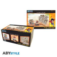 One Piece : Pack Mug 320 ml, Acryl, Cartes postales Luffy - Collectif