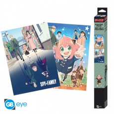 Spy X Family - Set de 2 chibi posters 52 x 38 cm : Une double famille - Collectif