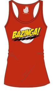 DEBARDEUR BIG BANG BAZINGA ROUGE M - COLLECTIF
