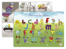 Mes deux sous-mains des alphas recto-versos (sons et lettres) - Collectif