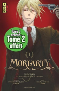 Moriarty : Pack en 2 volumes : Tome 1 et 2. Dont Tome 2 offert - Takeuchi Ryosuke ; Miyoshi Hikaru ; Honnoré Patric