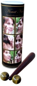 ROULETTE MASSAGE VISAGE - BOIS DE ROSE - OEIL DE TIGRE