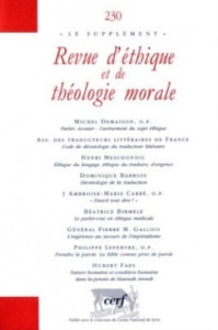 Revue d'éthique et de théologie morale N° 230 Septembre 2004 - COLLECTIF RETM